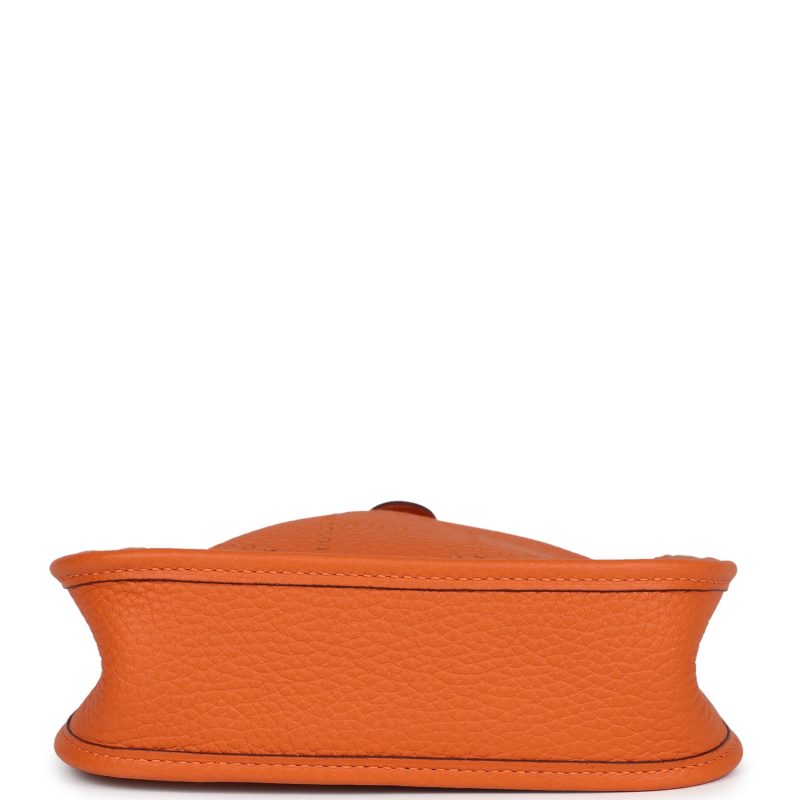 Hermes Evelyne TPM Orange Clemence Gold Hardware - Image 6