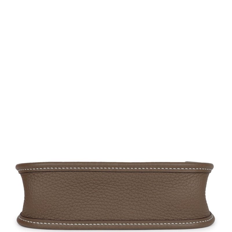 Hermes Evelyne TPM Etoupe Clemence Palladium Hardware - Image 6