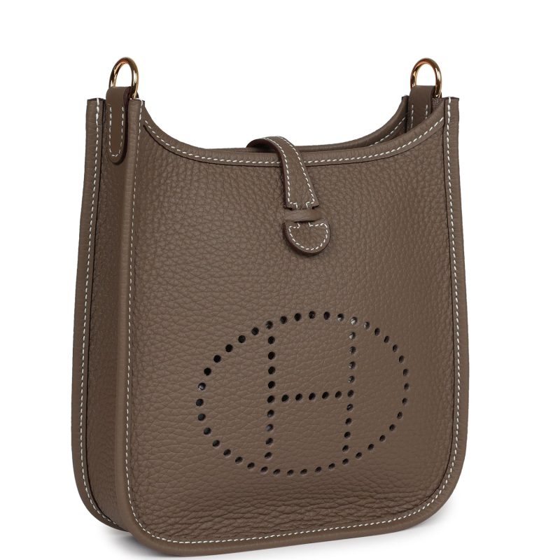Hermes Evelyne TPM Etoupe Clemence Gold Hardware - Image 2