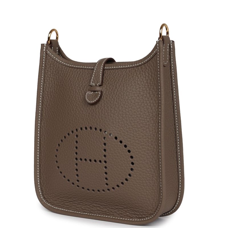 Hermes Evelyne TPM Etoupe Clemence Gold Hardware - Image 3