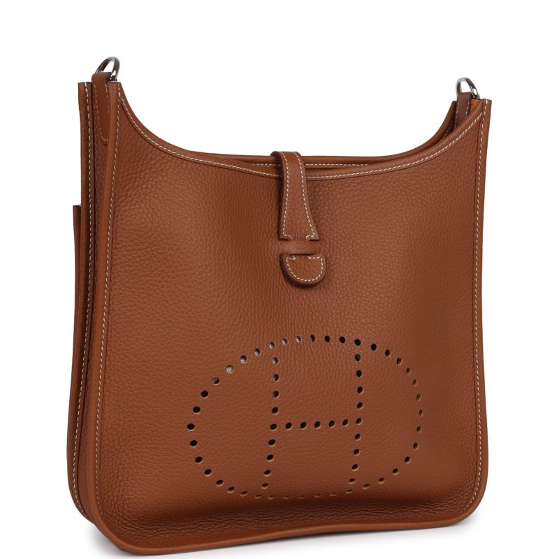 Hermes Evelyne III PM Gold Clemence Palladium Hardware - Image 2