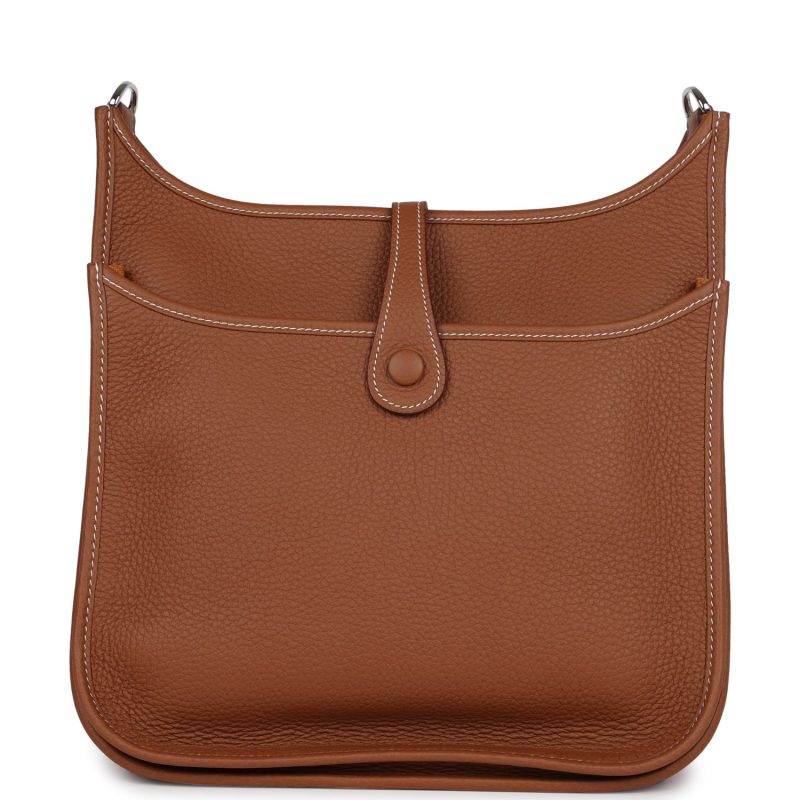Hermes Evelyne III PM Gold Clemence Palladium Hardware - Image 5
