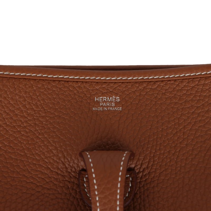 Hermes Evelyne III PM Gold Clemence Palladium Hardware - Image 7