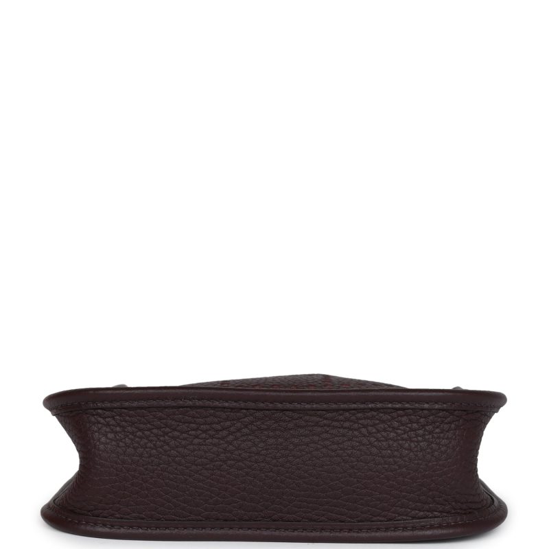 Hermes Evelyne TPM Rouge Sellier Clemence Gold Hardware - Image 6