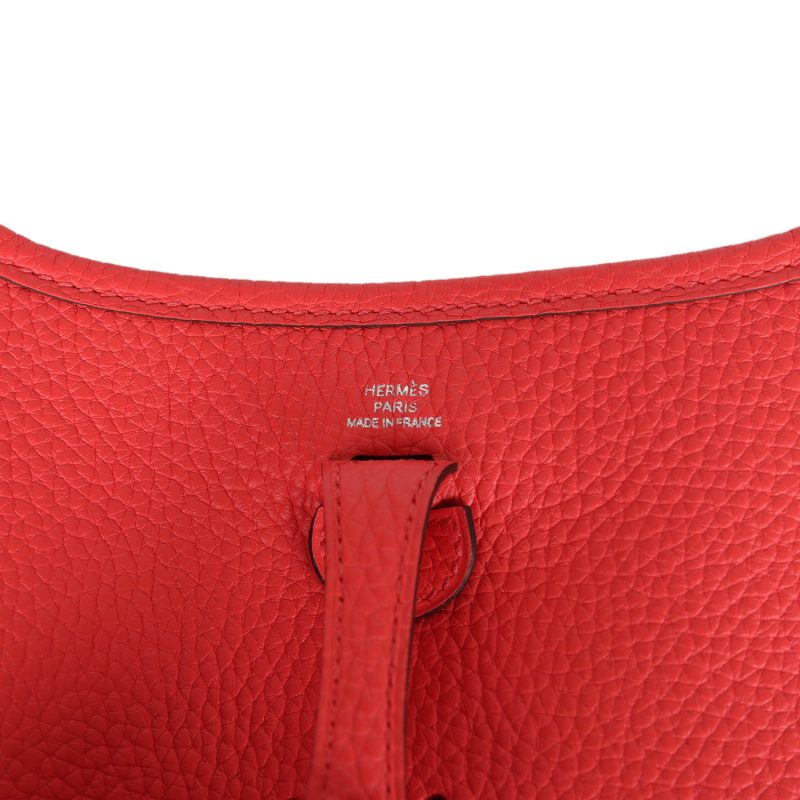Hermes Evelyne TPM Rose Texas Clemence Palladium Hardware - Image 7