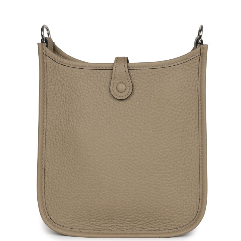 Hermes Evelyne TPM Beige Marfa Clemence Palladium Hardware - Image 5