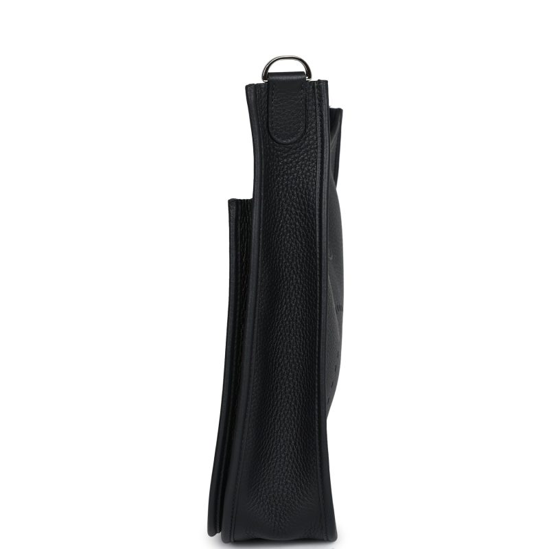 Hermes Evelyne III PM Black Clemence Palladium Hardware - Image 4