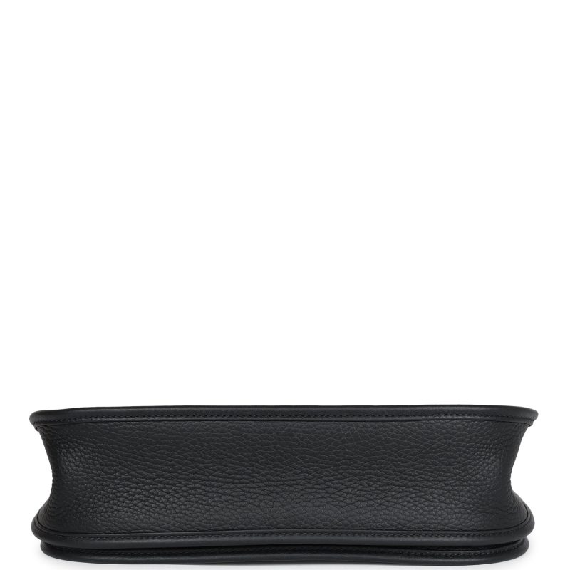 Hermes Evelyne III PM Black Clemence Palladium Hardware - Image 6