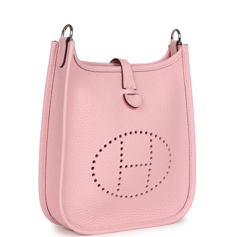 Hermes Evelyne TPM Rose Sakura Clemence Palladium Hardware - Image 2