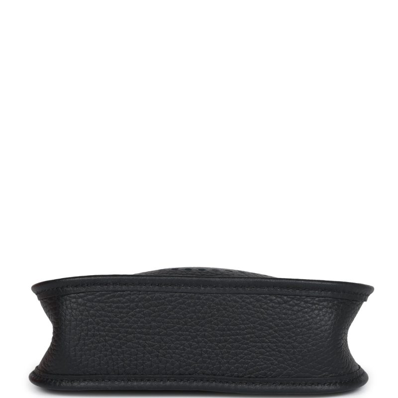 Hermes Evelyne TPM Black Clemence Gold Hardware - Image 7