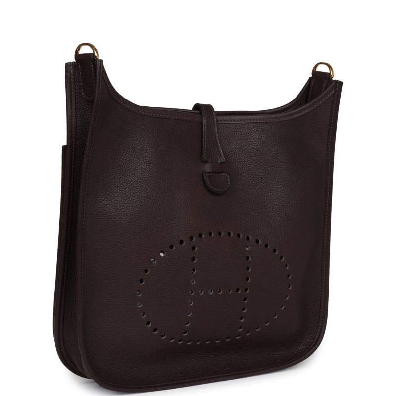 Hermes Evelyne PM Ebene Barenia Faubourg Gold Hardware - Image 2