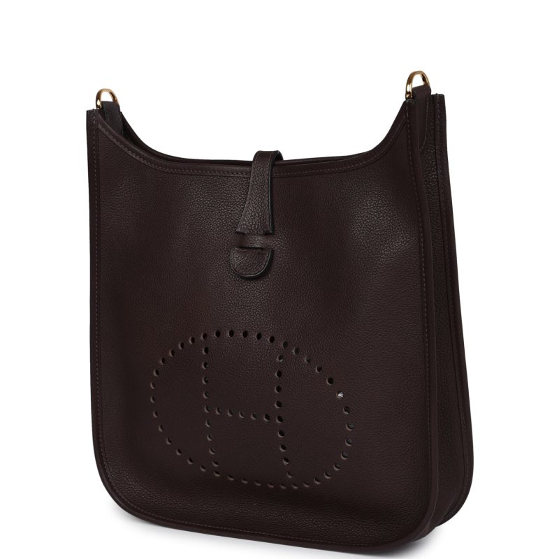 Hermes Evelyne PM Ebene Barenia Faubourg Gold Hardware - Image 3