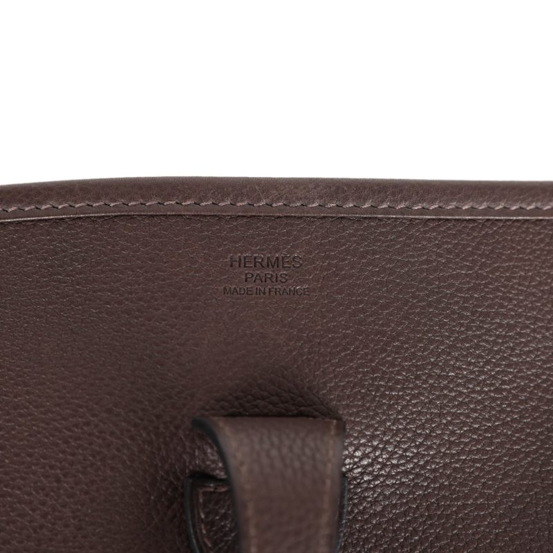 Hermes Evelyne PM Ebene Barenia Faubourg Gold Hardware - Image 7