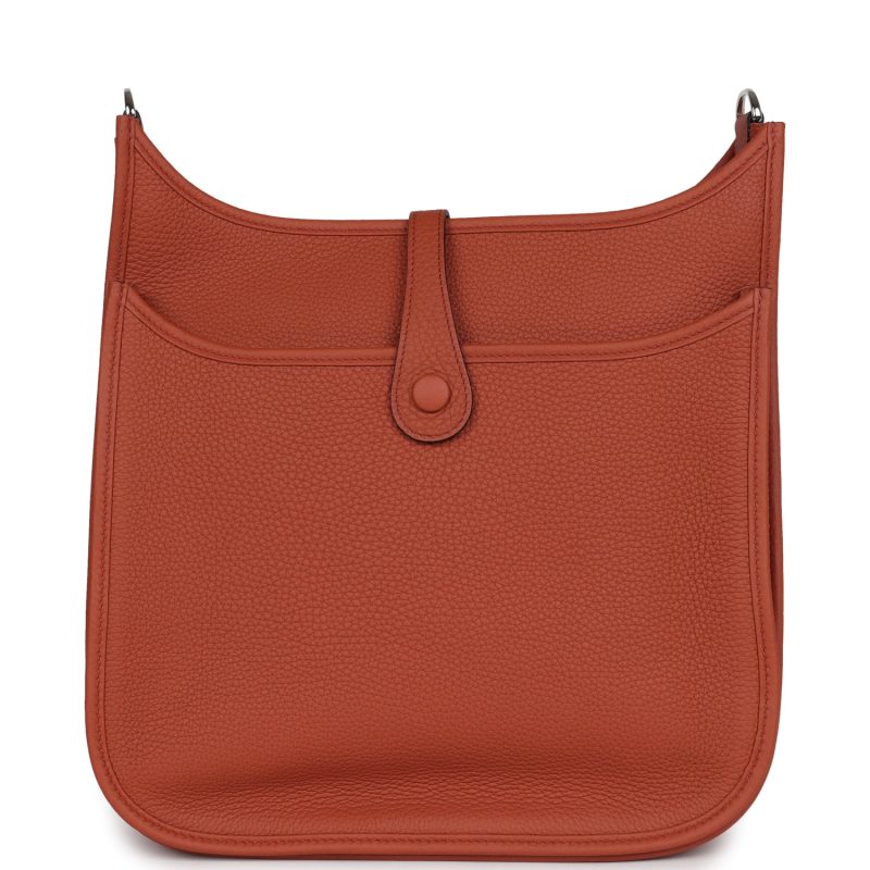 Hermes Evelyne III PM Cuivre Clemence Palladium Hardware - Image 5