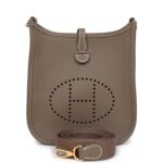Hermes Evelyne TPM Etoupe Clemence Gold Hardware