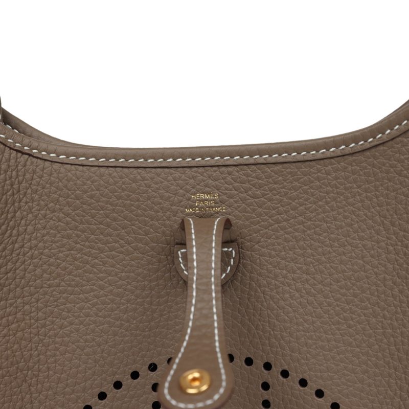 Hermes Evelyne TPM Etoupe Clemence Gold Hardware - Image 6