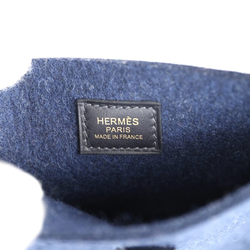 Hermes Evelyne TPM Bleu Nuit Feutre and Caban Swift Gold Hardware - Image 8