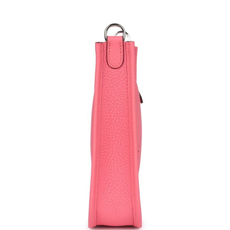 Hermes Evelyne TPM Rose Azalee Clemence Palladium Hardware - Image 4