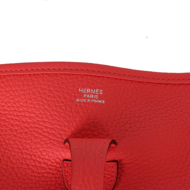 Hermes Evelyne III PM Rose Texas Clemence Palladium Hardware - Image 7