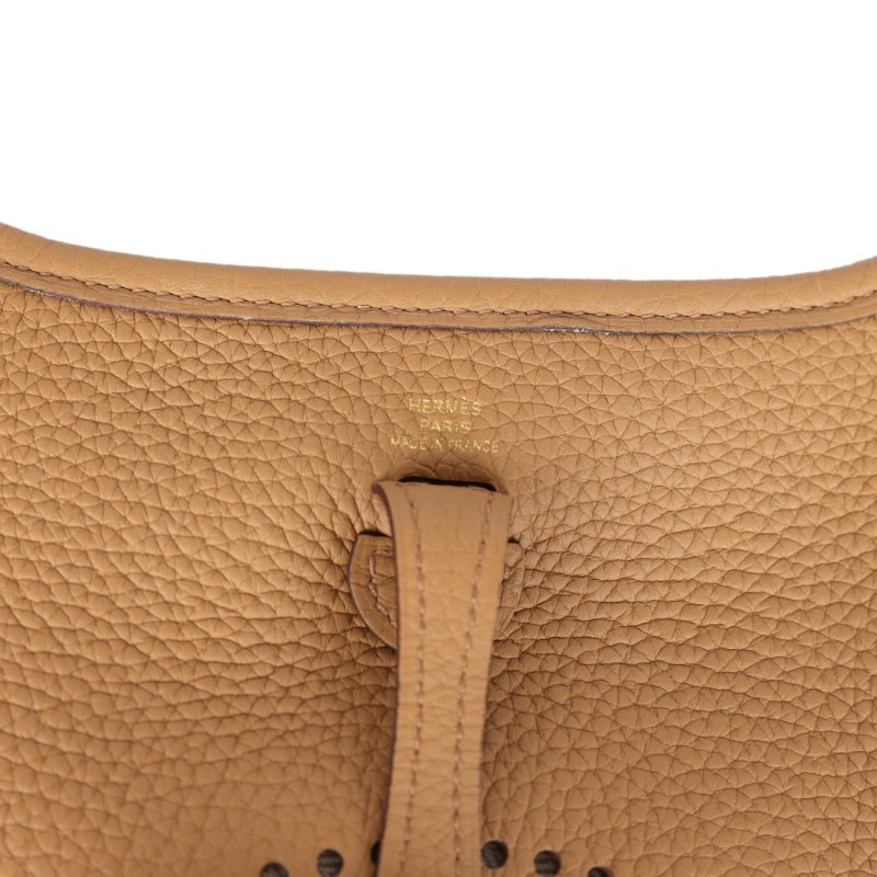 Hermes Evelyne TPM Biscuit Clemence Gold Hardware - Image 7