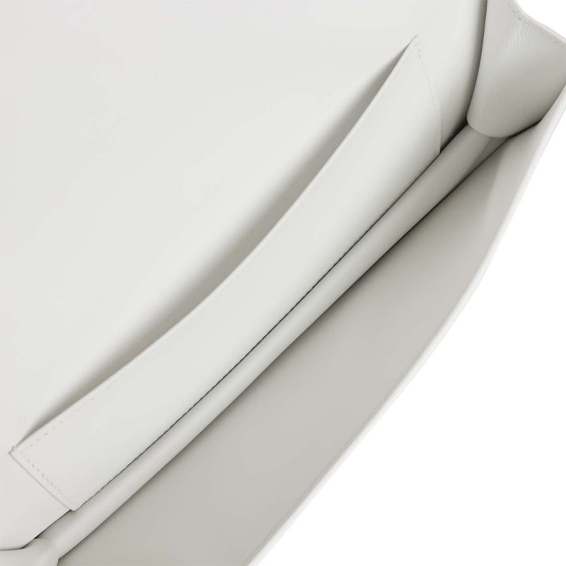 Hermes Shadow Kelly Cut New White Swift - Image 7