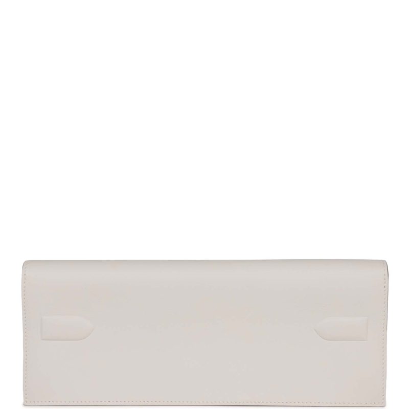 Hermes Shadow Kelly Cut Gris Pale Swift - Image 5