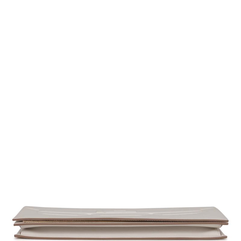 Hermes Shadow Kelly Cut Gris Pale Swift - Image 6