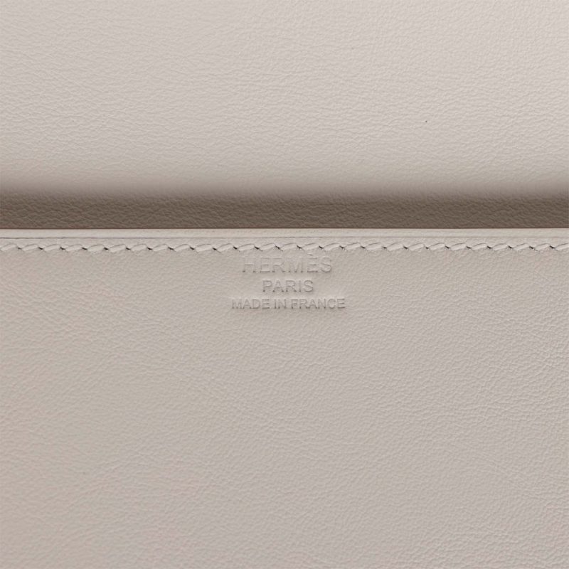 Hermes Shadow Kelly Cut Gris Pale Swift - Image 7
