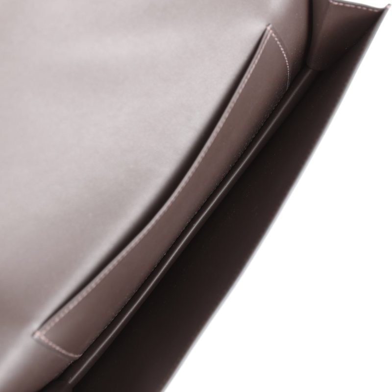 Hermes Shadow Kelly Cut Ebene Swift Calfskin - Image 8