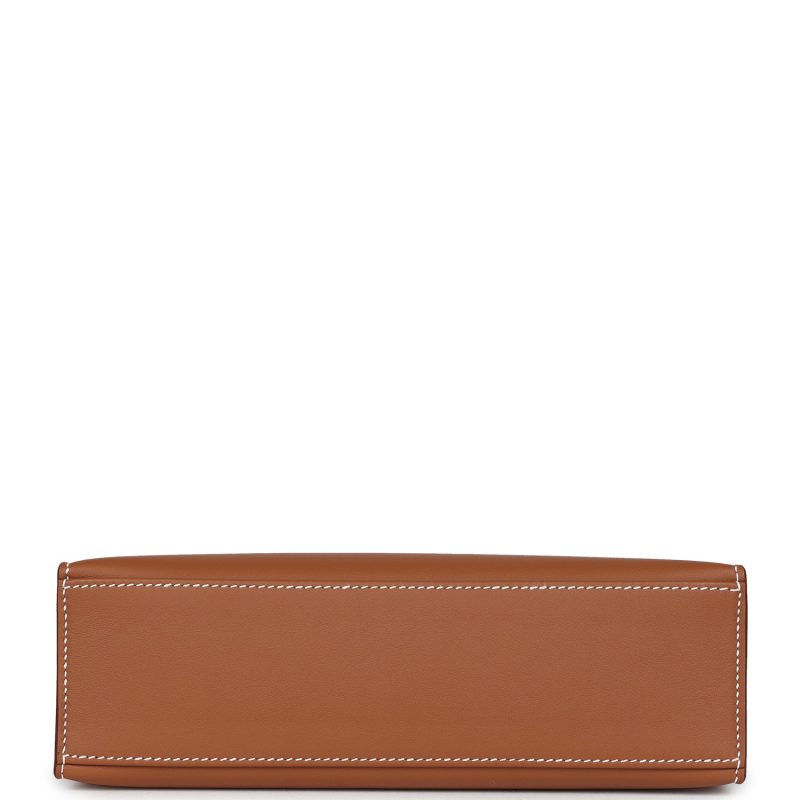 Hermes Kelly Pochette Gold Swift Gold Hardware - Image 6