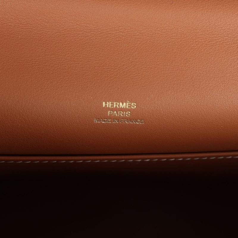 Hermes Kelly Pochette Gold Swift Gold Hardware - Image 7