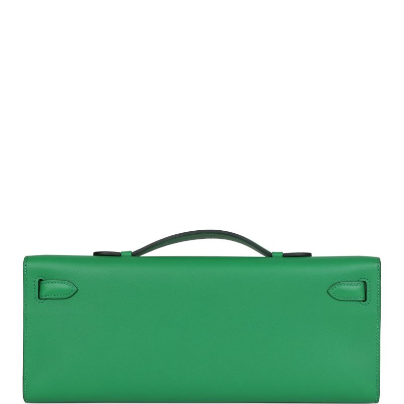 Hermes Kelly Cut Bambou Swift Gold Hardware - Image 4