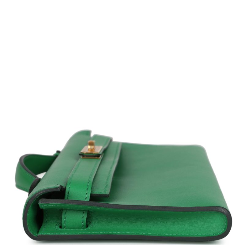 Hermes Kelly Cut Bambou Swift Gold Hardware - Image 5