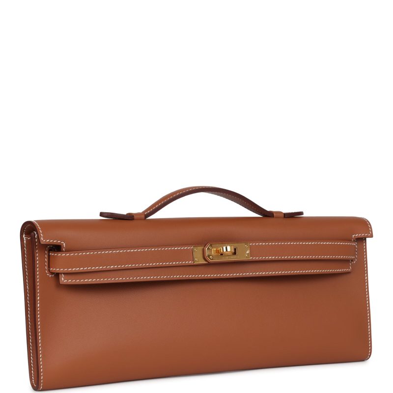Hermes Kelly Cut Gold Swift Gold Hardware - Image 2