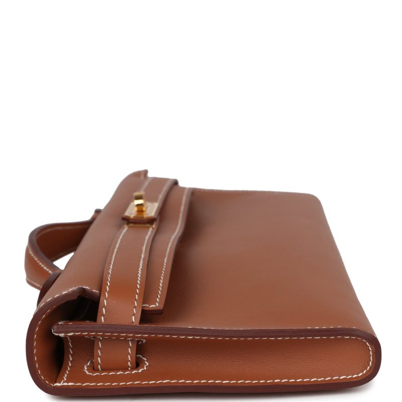 Hermes Kelly Cut Gold Swift Gold Hardware - Image 5