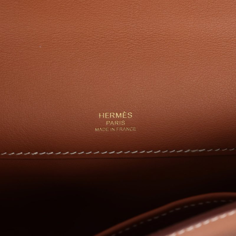 Hermes Kelly Cut Gold Swift Gold Hardware - Image 7