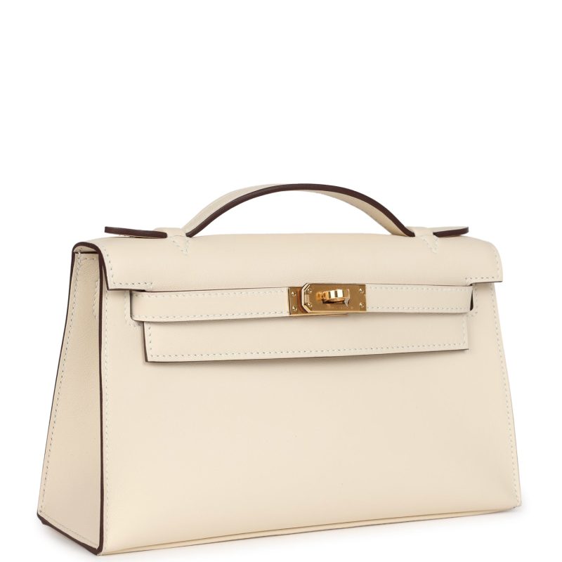 Hermes Kelly Pochette Nata Swift Gold Hardware - Image 2