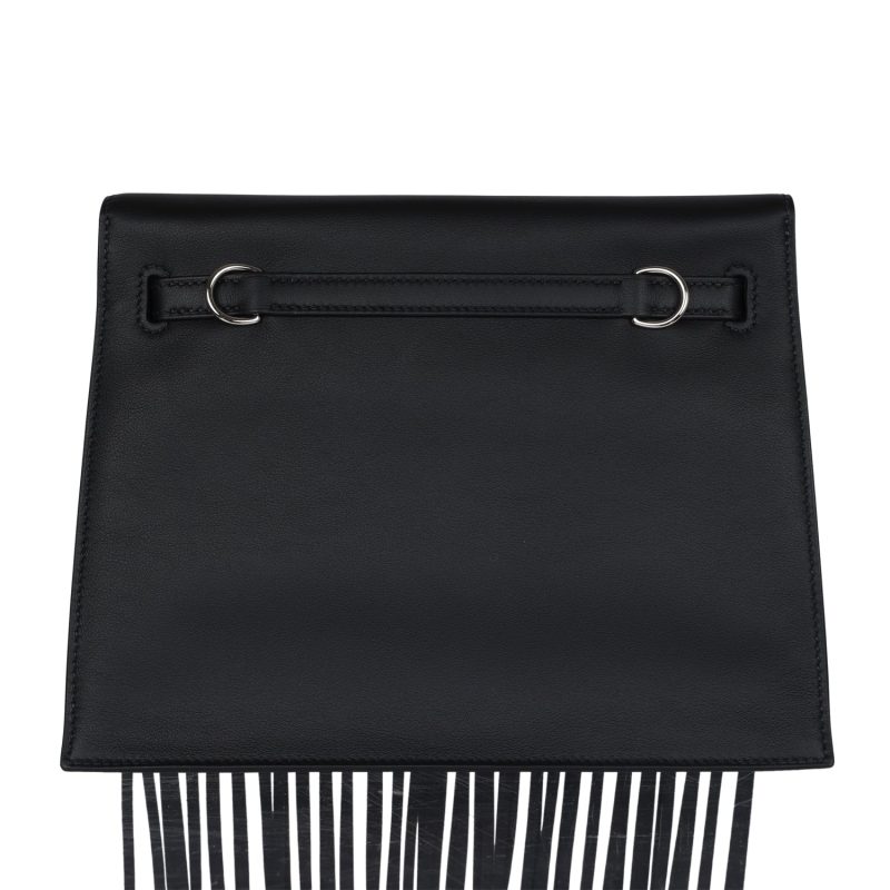Hermes Kelly Danse Anate Black Swift Palladium Hardware - Image 5