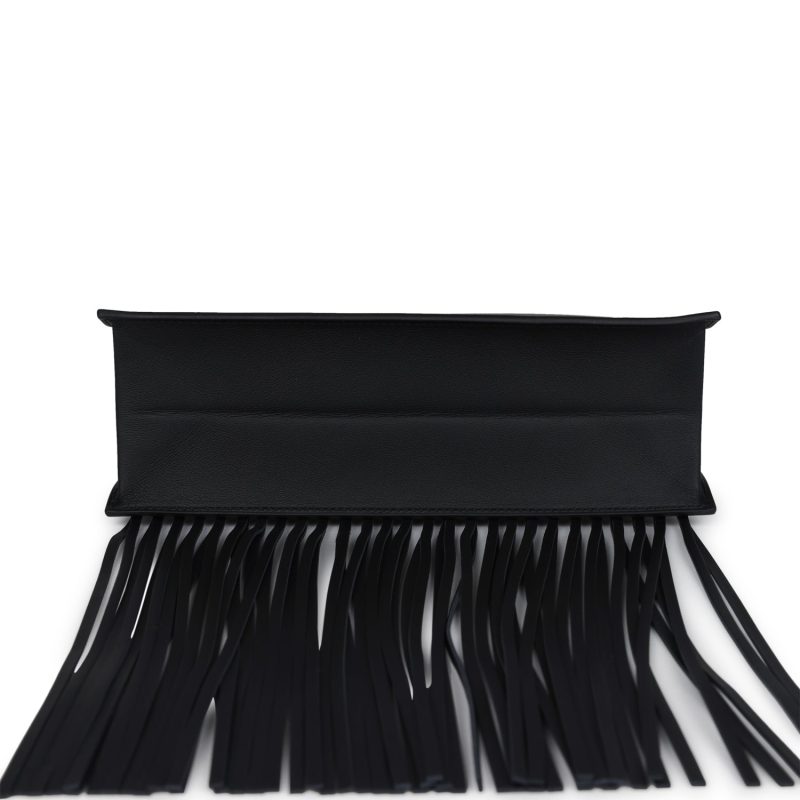 Hermes Kelly Danse Anate Black Swift Palladium Hardware - Image 6