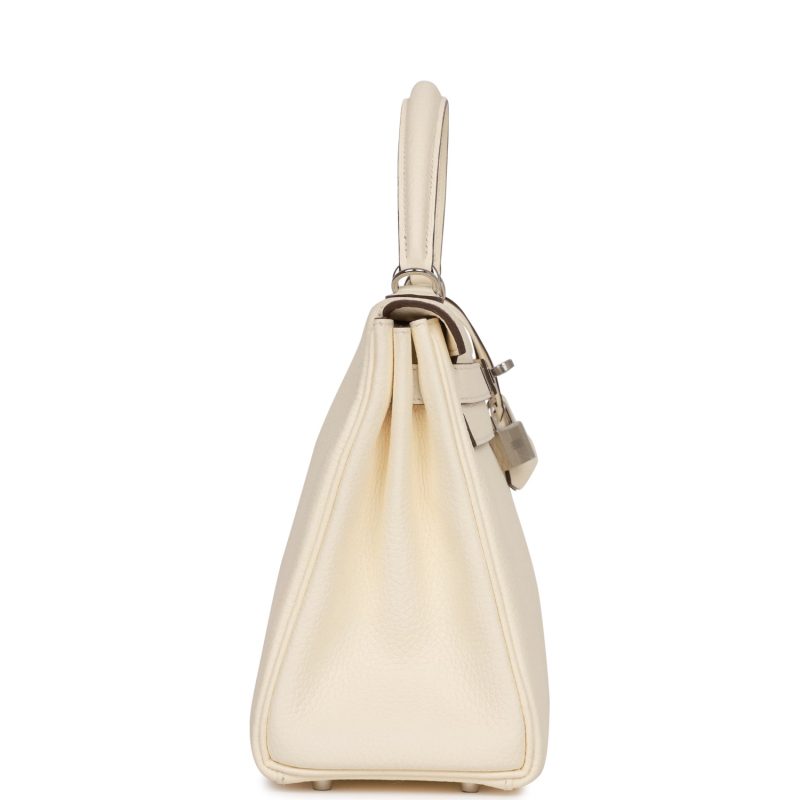 Hermes Kelly Retourne 28 Nata Clemence Palladium Hardware - Image 3