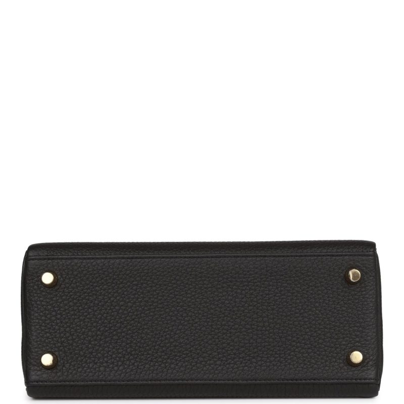 Hermes Kelly Retourne 25 Black Togo Gold Hardware - Image 6