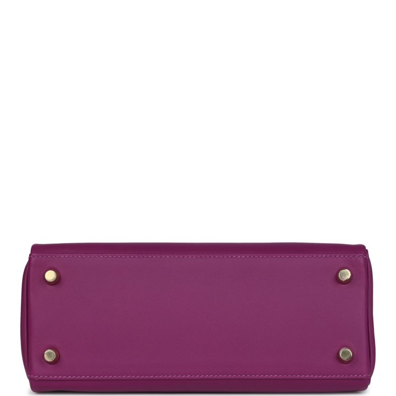 Hermes Kelly Retourne 25 Anemone Swift Permabrass Hardware - Image 6