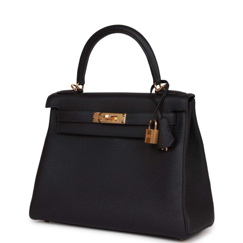 Hermes Kelly Retourne 28 Caban Togo Gold Hardware - Image 3