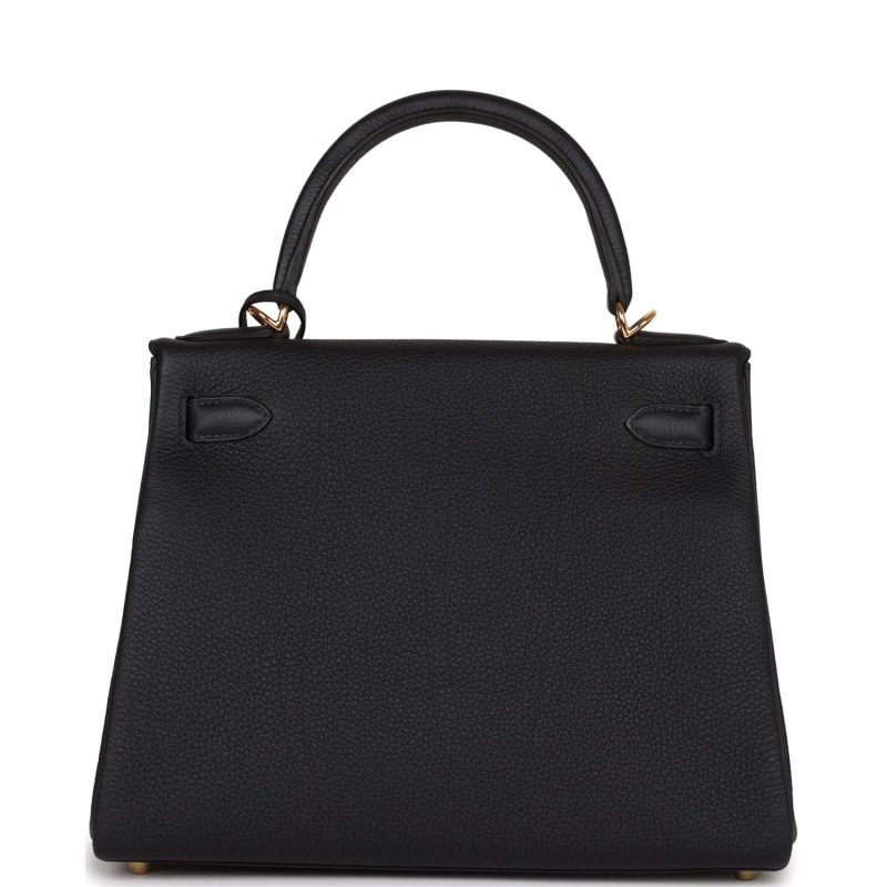 Hermes Kelly Retourne 28 Caban Togo Gold Hardware - Image 5