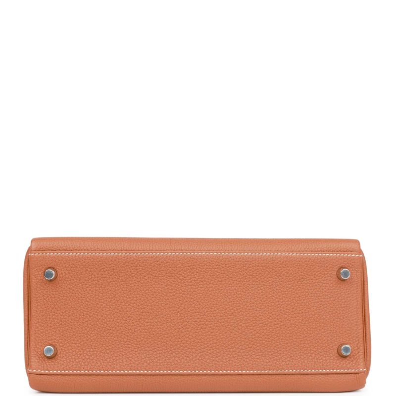 Hermes Kelly Retourne 28 Gold Togo Palladium Hardware - Image 6