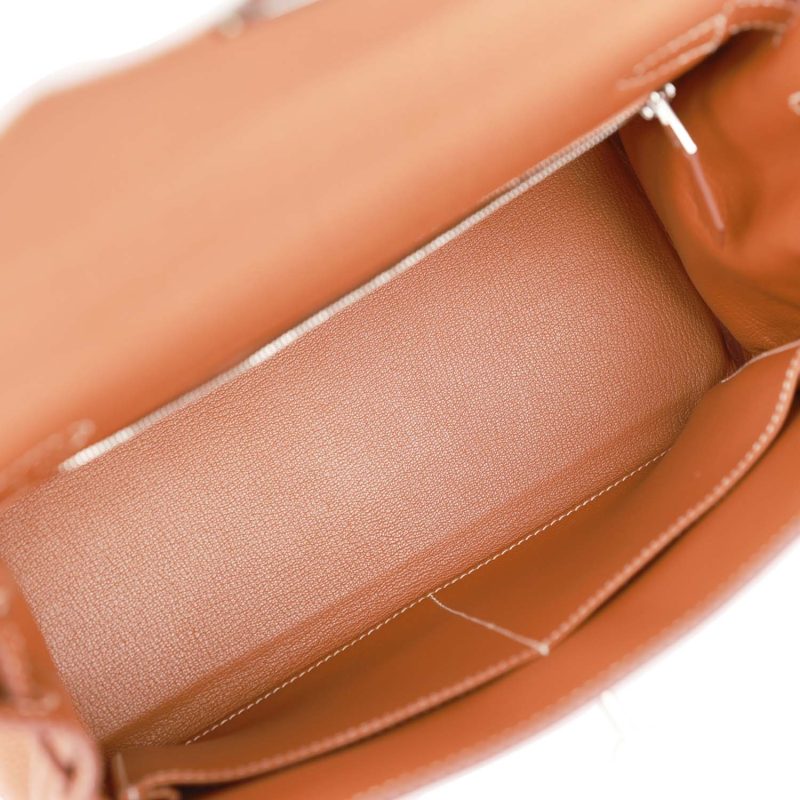 Hermes Kelly Retourne 28 Gold Togo Palladium Hardware - Image 8