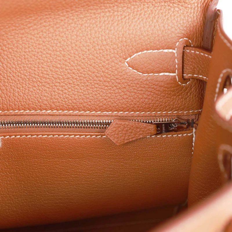 Hermes Kelly Retourne 28 Gold Togo Palladium Hardware - Image 9