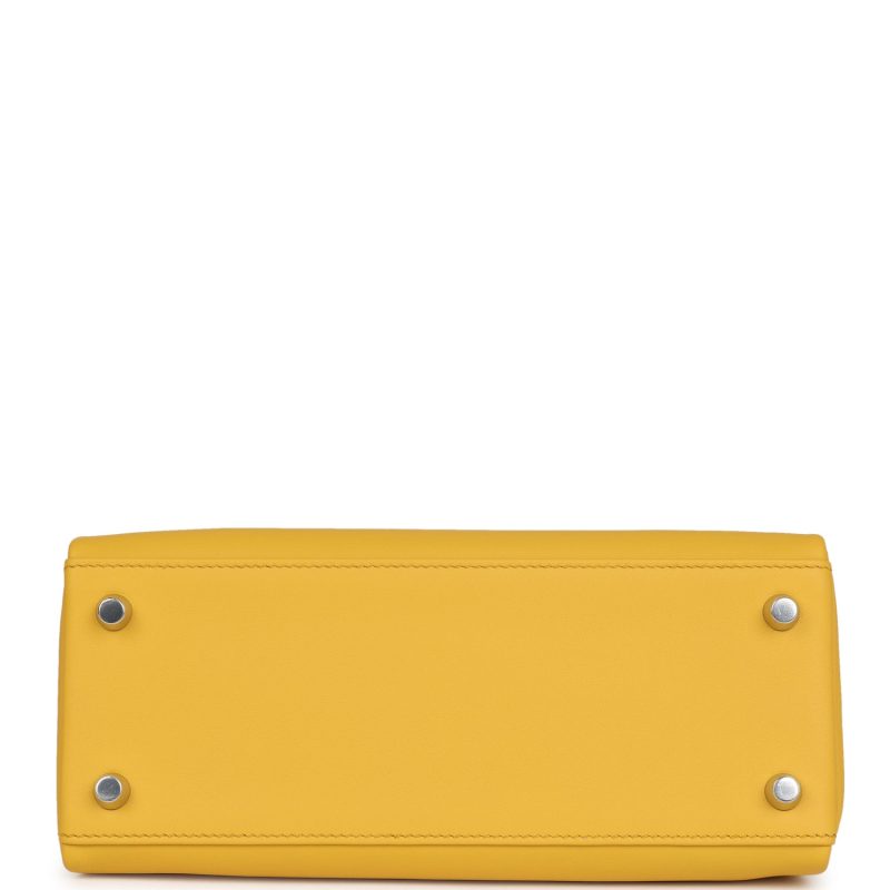 Hermes Kelly Retourne 25 Sun Swift Palladium Hardware - Image 3