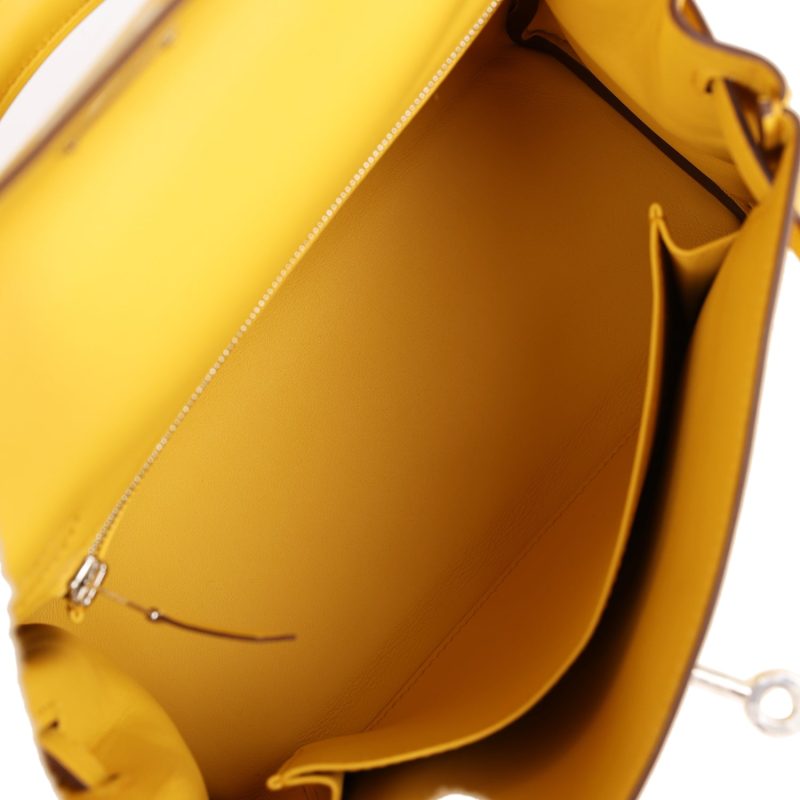 Hermes Kelly Retourne 25 Sun Swift Palladium Hardware - Image 5