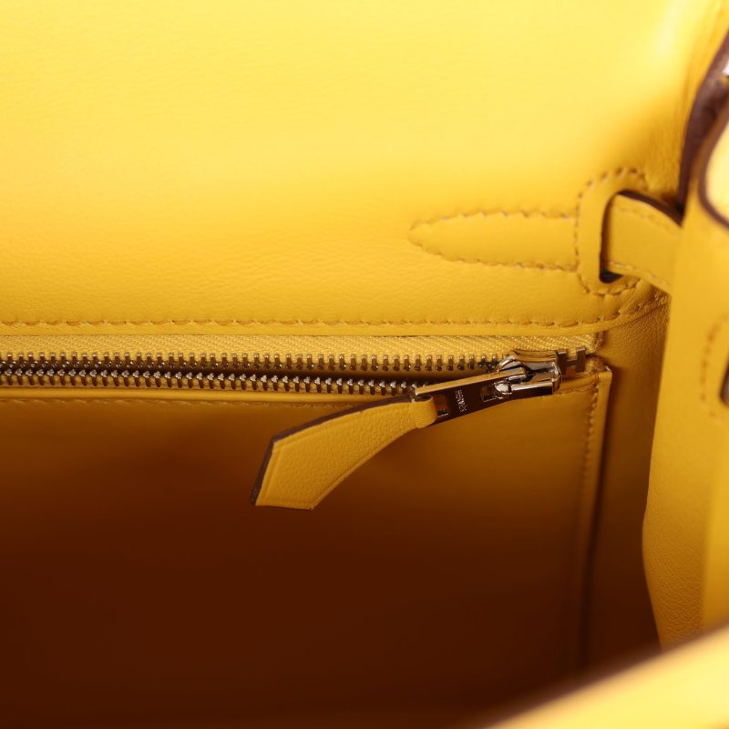 Hermes Kelly Retourne 25 Sun Swift Palladium Hardware - Image 6